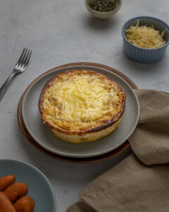 tarta congelada de cebolla y queso